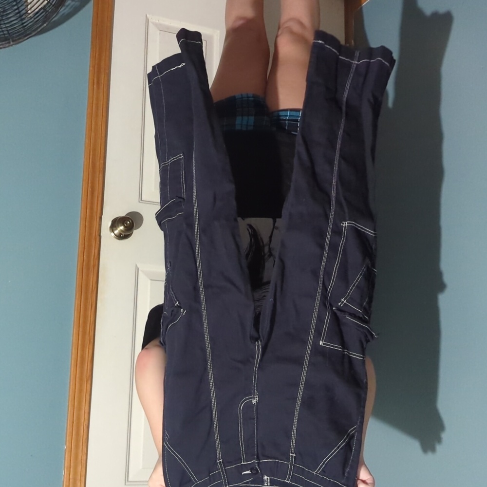 Y2K black baggy pants size large